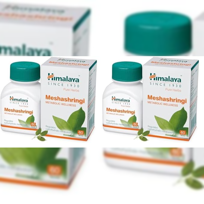 Himalaya Wellness Pure Herbs Meshashringi Metabolic Wellness - 60 Tablet X Pack of 2