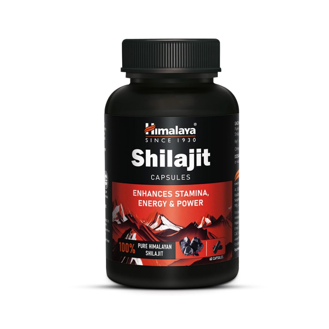 Himalaya Shilajit | 100% Pure Himalayan Shilajit I 60 Capsules X Pack of 2