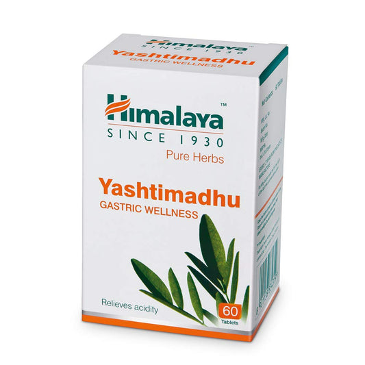 Himalaya Wellness Pure Herbs Yashtimadhu Gastric Wellness - Pack of 3 X 60 Tablet